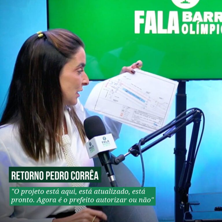 Pedro Correa Retorno Talita Galhar Fala Barra Olímpica FalaRio2