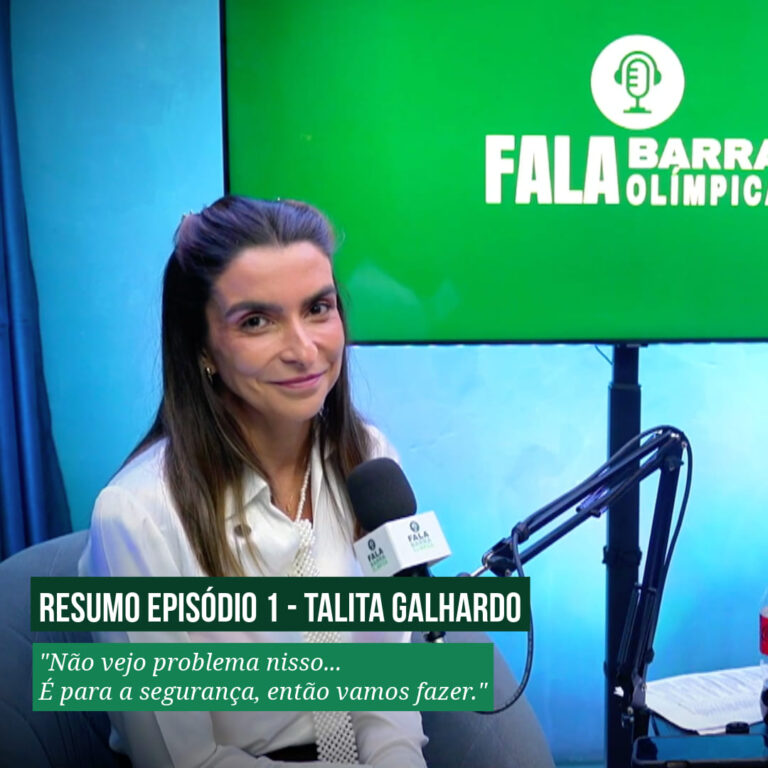 Talita Galhardo: "Você tem que apertar o botão para abrir a cancela, se você chegar de moto, carro ou como entregador, e você é filmado. Não vejo problema nisso... É para a segurança, então vamos fazer."