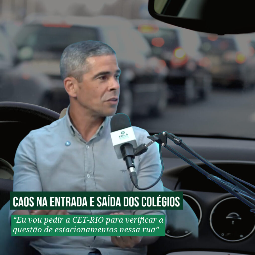 Trânsito na Entrada e Saída dos Colégios - Leandro Marques - Subprefeito Barra - FalaRio2 - Fala Barra Olímpica